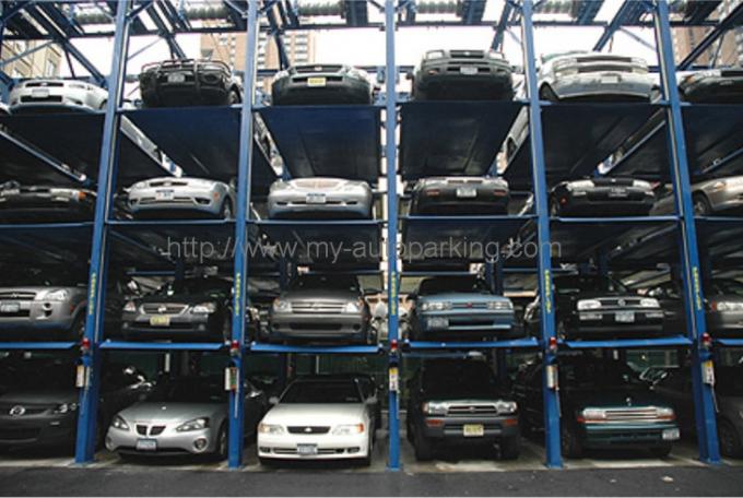Triple Storey Car Parking System Steel Parking Structure