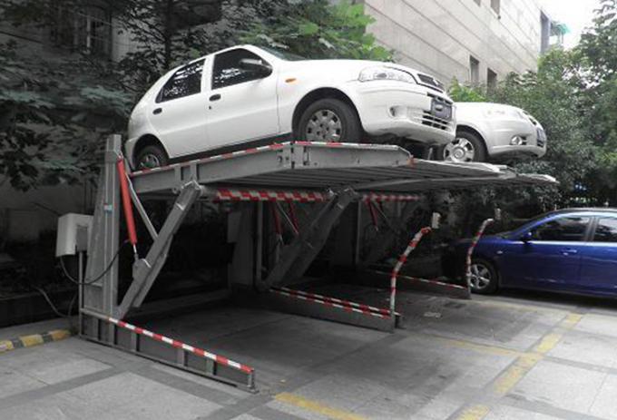Double Parking Car Lift Tilting Car Lift Car Parking Rack Vertical Storage System