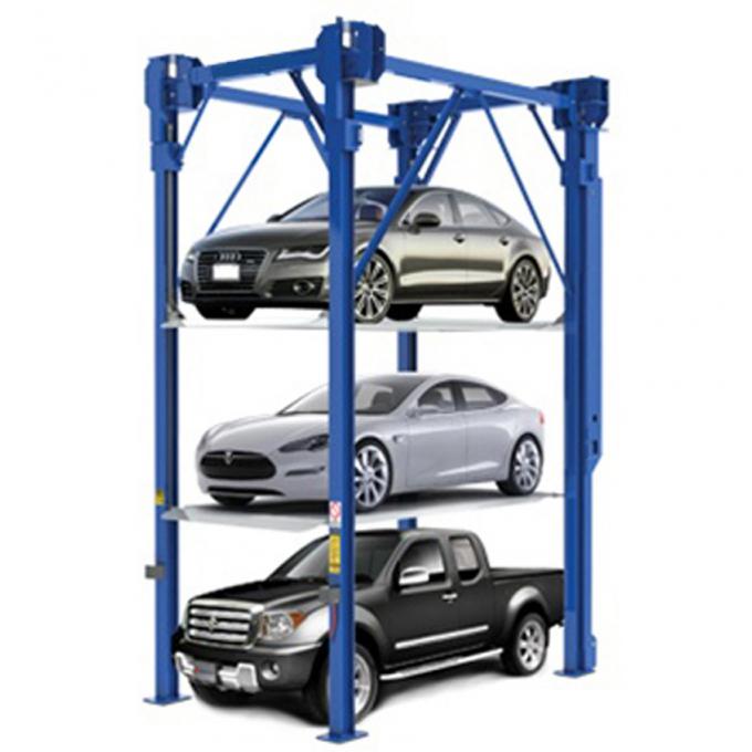Triple Storey Car Parking System Steel Parking Structure