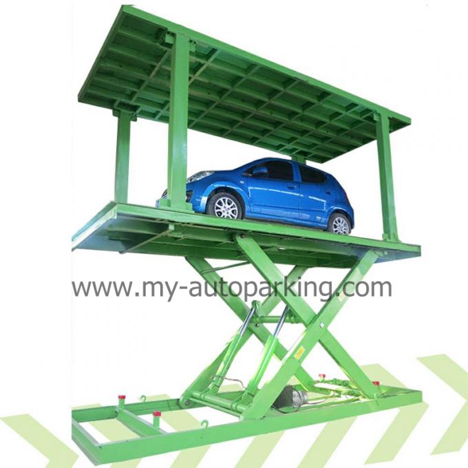 Scissor Underground Automatic Car Lift Multilevel Car Storage Car