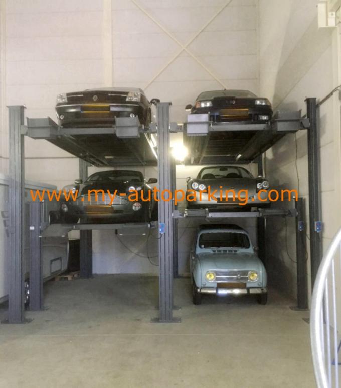 3 Level Four Post Car Lift/Parking & Storage/China Parking Lift/Parking Lifts Manufacturers/Residential car parking lift
