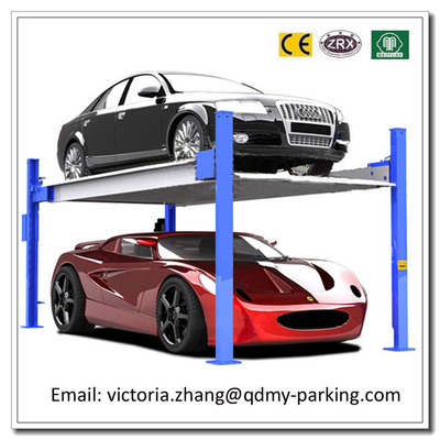 China On Sale! Cheap 3600kgs Multi-level Parking System Vertical Four Posts 2 Level Parking Lift supplier