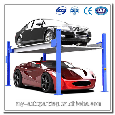 China Double Parking Car Lift 4 Post Hydraulic Car Park Lift supplier