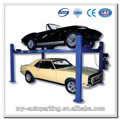 China 4 post car lift parking for residential garage supplier