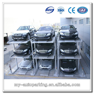 China Pit type 2 level /3 level 4 post car parking lift for home garage supplier