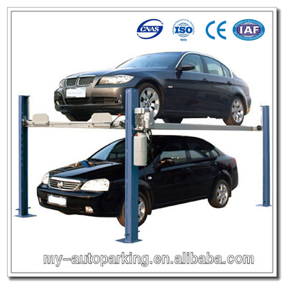 China On Sale! 4 Post Car Lifts Basement Car Stack Parking System 2 Level Parking Lift supplier