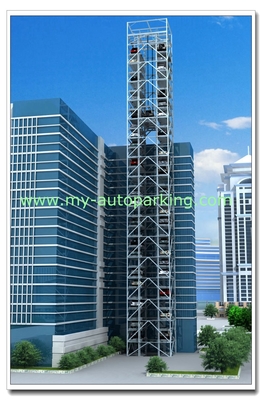 China 8-30 Floors Parking Solution/ Parking Vertical/ Pallet Parking System Tower/Car Stack/ Garage Space Saver Parking / supplier