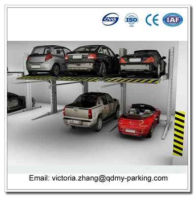China Double Car Stack Parking System Car Stacker Multipark Double deck car parking supplier