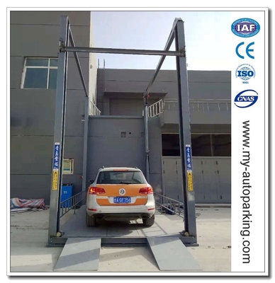 China Car Lifter 4 Post Auto Lift/Hydraulic 4 Four Post Car Lift/4 Post Car Elevator Free Standing/Electro Hydraulic Two Post supplier