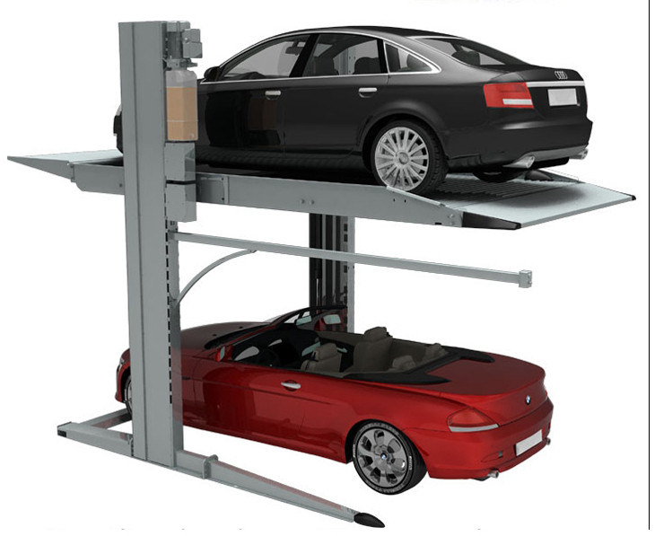 Double Parking Car Lift & 2 Level Parking Lift For Home Garage Or