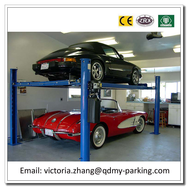  Car Parking Lift Double Car Parking System 4 Post Car Lifts from China