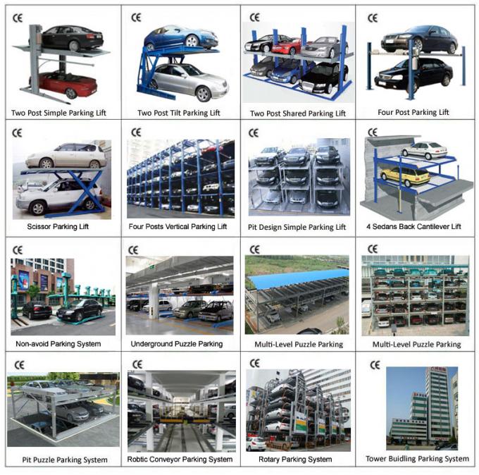 Scissor Underground Simple Car Parking System for Underground Garage