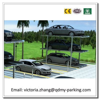China 2-3 Cars Pit Design Car Elevator Parking Systems Car Stacker Parking Garage Equipment supplier