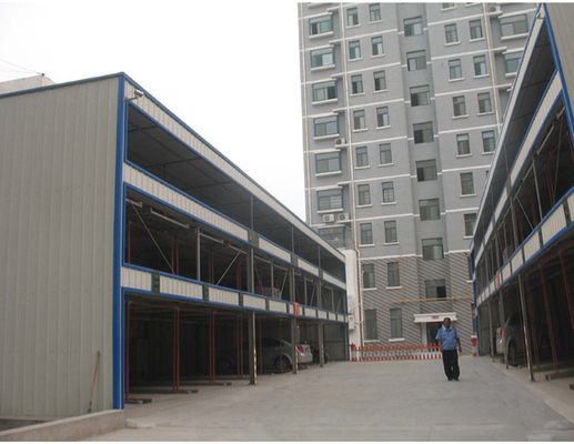 China 2-6 Floors Car Stacker Parking Garage Equipment Design Steel Structure for Car Parking supplier