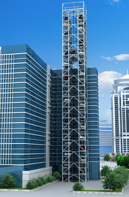 China 8-25 Floors Parking Lot Project Multi-levels Car Parking System High Tower Parking supplier