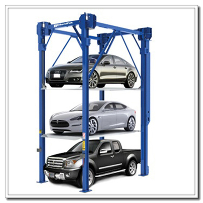 China Hydraulic Multilevel Car Stacker Vertical Parking Semi Automatic Garage Car StackingSystem supplier