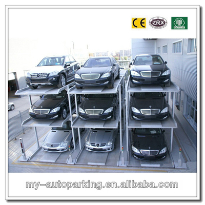 China -1+1' -2+1 Pit Parking System Four Post Hydraulic Car Parking Lift supplier
