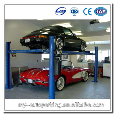 China Four post car lift;hydraulic car parking lift supplier