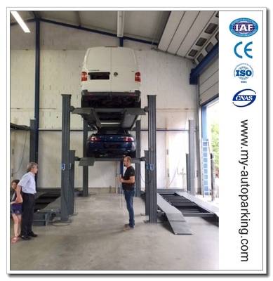 China Hot Sale! Four Post Car Storage Lift/Four Post Parking Lift for 3 Cars/Double Four Post Lift/ 4 Post Parking Lift supplier