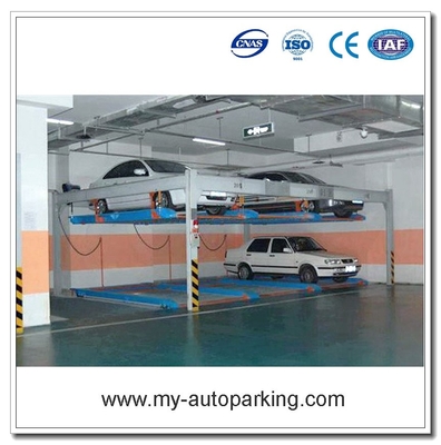 China 2 Levels  Lifting and Sliding Automatic Puzzle Parking Systems /Automated Car Post Parking Lift/ Double Car Parking supplier