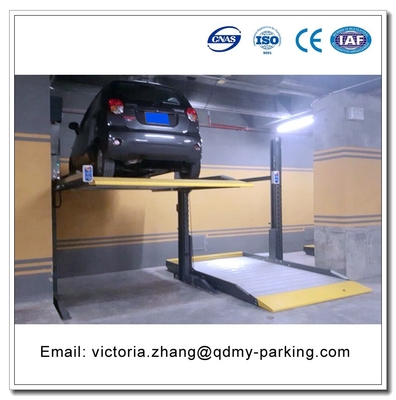 China Dependant and Independant Two Post Car Parking Lifts Vertical Stacker Lift Garage System supplier