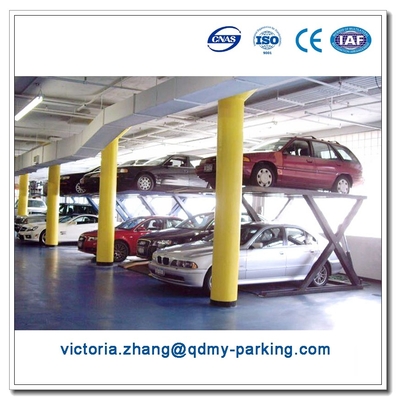 China 2 Level Double Car Parking Lift Hydraulic Double Scissor Car Lift supplier