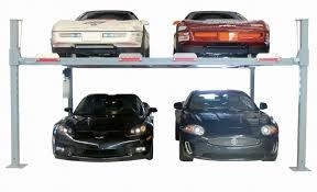 China 7. Four Post Double Wide Parking Lift QDMY-608D supplier