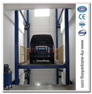 China Garage Car Elevators/Residential Pit Garage Parking Car Lift/4 Post Hydraulic Car Park Lift for Sale supplier