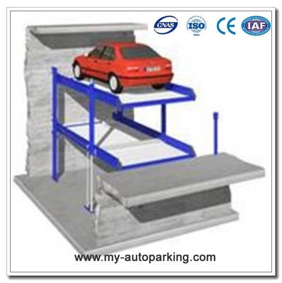China Double Level Pit Car Parking Lifts/Car Underground Lift/Basement Parking Garage/Hydraulic Stacker/Cantilever Garage supplier