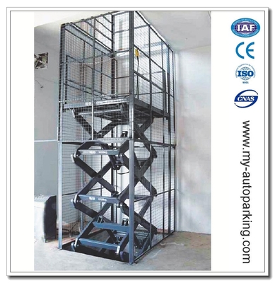 China Stationary Scissor Lift Platforms/Scissor Car Lift for Sale in Ground/Freight Scissor Lift/Car Elevator Parking System supplier