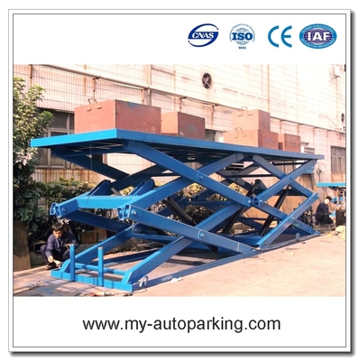 China 4 ton Hydraulic Car Scissor Lift/Car Elevator Parking System/Car Stacker Manufacturers/ Car Underground Lift supplier