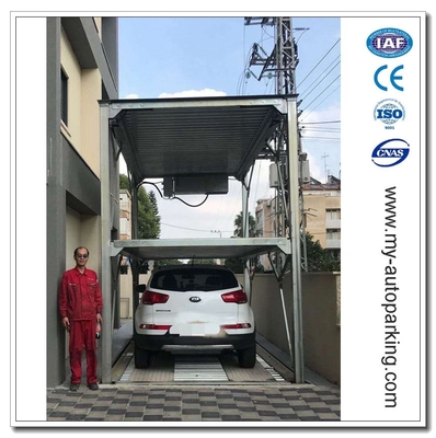 China 2 or 3 Cars PLC Control Underground Lift/Hydraulic Stacker Car Parking Equipment/Underground Parking Garage Design supplier