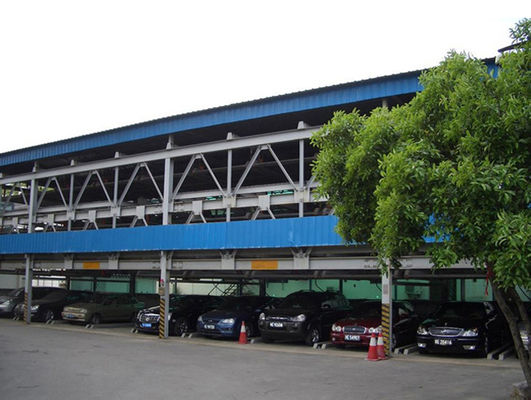 Multi-level Puzzle Car Parking System PLC Computer Control Safety Storage Building