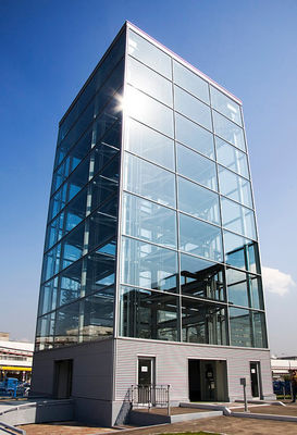 8-25 Floors Multi-Level Tower Parking System Automatic Car Lift Parking Steel Structure