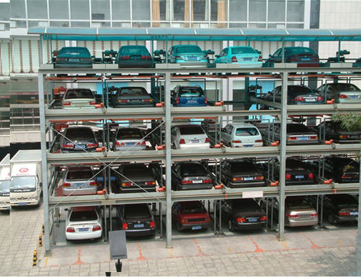 2-6 Layers Mechanical Puzzle Car Parking System EquipmentRotating Parking System Solutions