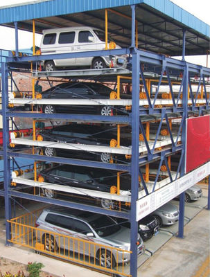2-6 Floors Smart Card Control Multilevel Puzzle Intelligent Mechanical Car Parking System