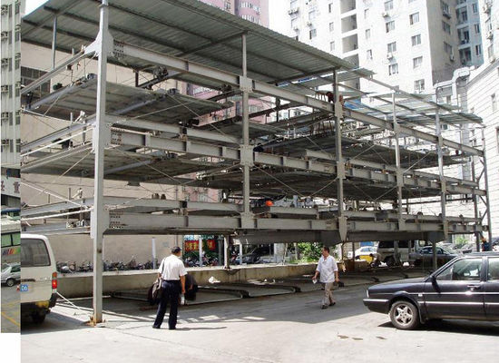 Full Automatic Computer Control Multi Level Steel Structure Car Parking Solutions System