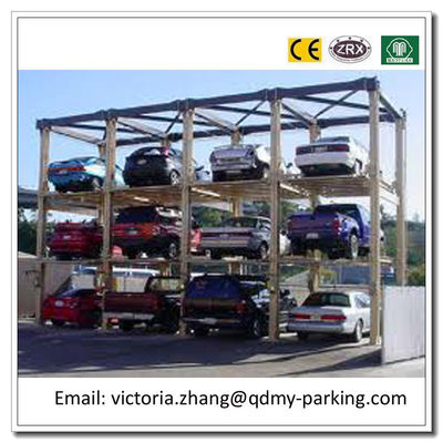 3, 4,5 Floors Hydraulic Multilevel Car Stacker Vertical Parking Semi Automatic Garage