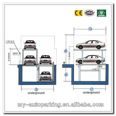 2-3 Floors Cheap and High Quatity Smart Car Parking System Residential Pit Garage Parking