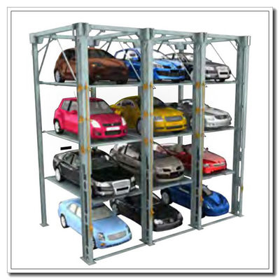 Triple Car Parking System Hydraulic Parking Underground