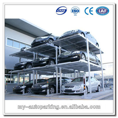 Fourt post Pit parking lift; Simple pit car parking system