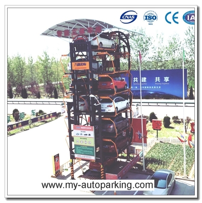 On Sale! PLC Control Automatic Rotary Car Parking System to Park 6 8 10 12 14 16 20 Vehicles supplier