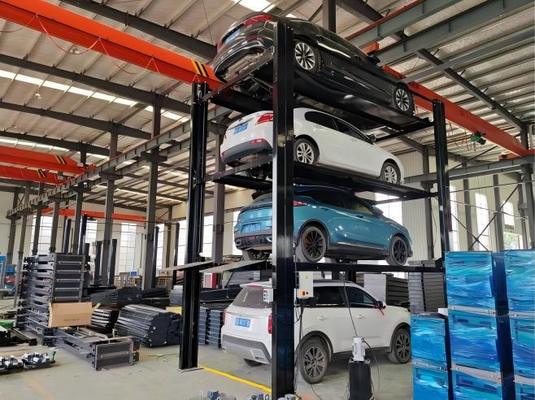 4 Level Parking System/Quadruple Stacker Car Parking Lift/Four Level Parking Lift/4 Cars Storage Lift