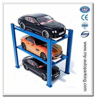 China Hydraulic Driven 3 Level Car Stacker Lift To Maximize Parking Utilization