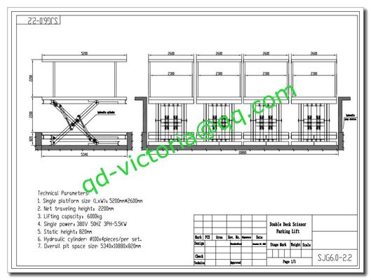 On Sale! Double Deck PGarage Car Parking System Platform/Car Stacker Pit/ Parking Machine for Sale/ Garage Storage Racks