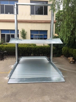 Two Post Triple Parking Lift for 3 Cars Hydraulic Garage Storage Lift supplier