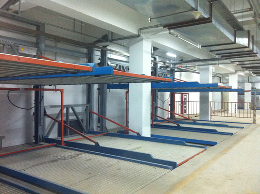 Back Cantilever Puzzle Parking System Double Deck 2 Level Parking Lifts supplier