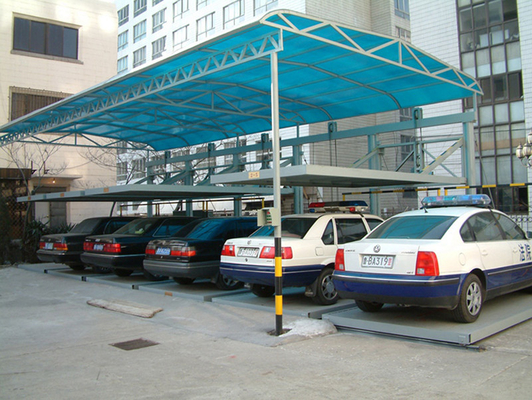 Back Cantilever Puzzle Parking System Double Deck 2 Level Parking Lifts supplier