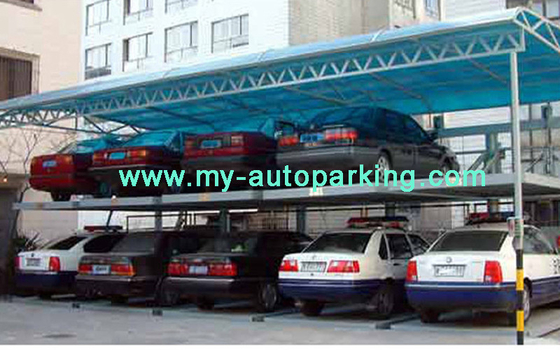 2 Levels Automatic Parking System Car Stacker Double Stack Parking System supplier