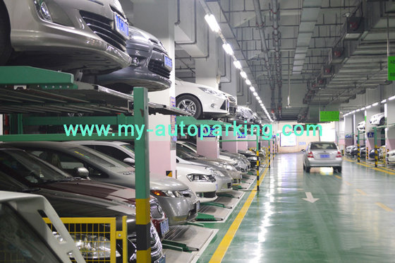 2 Levels Automatic Parking System Car Stacker Double Stack Parking System supplier